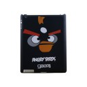 Пластиковая матовая задняя панель Angry Birds для iPad 23 чёрная