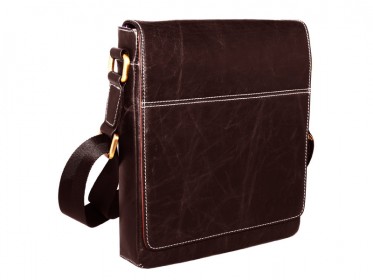 Сумка вертикальная Clever Bag для iPad 2 кожа коричневая