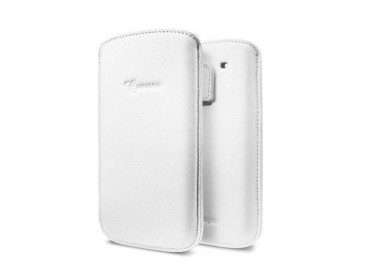 Чехол SGP Crumena Leather Pouch для iPhone 5 белый SGP09513
