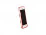 бампер griffin для iphone 5 розовый с прозрачной полоской