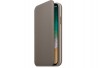 Чехол Apple Leather Folio для iPhone X платиново-серый