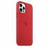 Силиконовый чехол MagSafe для iPhone 12 и iPhone 12 Pro, красный цвет (PRODUCT)RED